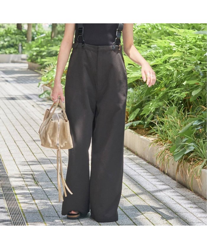 【スピック&スパン/Spick & Span】の《追加2》サスペンダー付きワーカーパンツ インテリア・キッズ・メンズ・レディースファッション・服の通販 founy(ファニー) https://founy.com/ ファッション Fashion レディースファッション Ladies' Fashion Online パンツ Pants サスペンダー Suspenders 再入荷 Restock/Back In Stock/Re Arrival |ID: prp329100004527601 ipo3291000000032658177