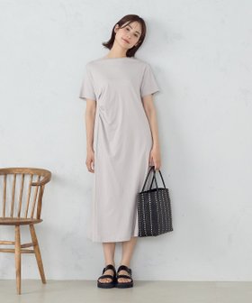 【コムサイズム/COMME CA ISM】のアシンメトリーデザイン Tワンピース 人気、トレンドファッション・服の通販 founy(ファニー) ファッション Fashion レディースファッション WOMEN ワンピース Dress シンプル Simple フレア Flare ポケット Pocket 夏 Summer |ID:prp329100004527603