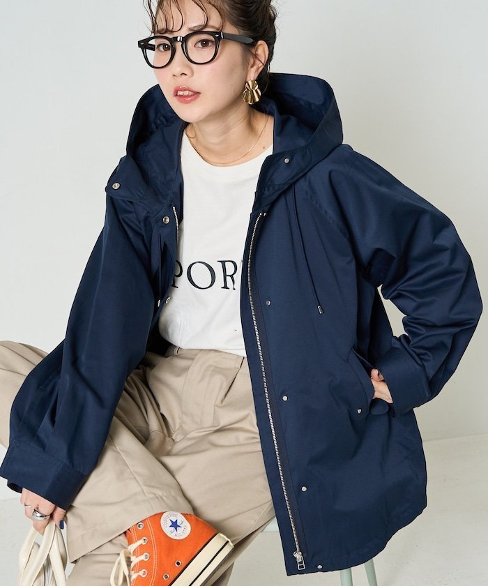 【フリークスストア/FREAK'S STORE】のフレア フーディー ショート ブルゾン【限定展開】 25SS インテリア・キッズ・メンズ・レディースファッション・服の通販 founy(ファニー) 　ファッション　Fashion　レディースファッション　WOMEN　アウター　Coat Outerwear　ブルゾン　Blouson/Jackets　2025年　2025　2025春夏・S/S　Ss,Spring/Summer,2025　おすすめ　Recommend　ショート　Short　シンプル　Simple　ストレート　Straight　スラックス　Slacks　タイトスカート　Tight Skirt　デニム　Denim　バランス　Balance　フレア　Flare　ブルゾン　Blouson　夏　Summer　定番　Standard　春　Spring　S/S・春夏　Ss・Spring/Summer　ネイビー|ID: prp329100004527605 ipo3291000000032073431