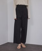 【サロン アダム エ ロペ/SALON adam et rope'】のコットンライクスタイルアップワイドパンツ/イージーパンツ UVカット・接触冷感・洗える XS-Mサイズ展開 人気、トレンドファッション・服の通販 founy(ファニー) ファッション Fashion レディースファッション WOMEN パンツ Pants フィット Fit リラックス Relax 人気 Popularity 定番 Standard 洗える Washable thumbnail ブラック(01)|ID: prp329100004527623 ipo3291000000032390450