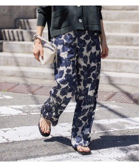 【イエナ/IENA】の《追加》ラインフラワー パンツ 人気、トレンドファッション・服の通販 founy(ファニー) ファッション Fashion レディースファッション WOMEN パンツ Pants フラワー Flower |ID:prp329100004527632