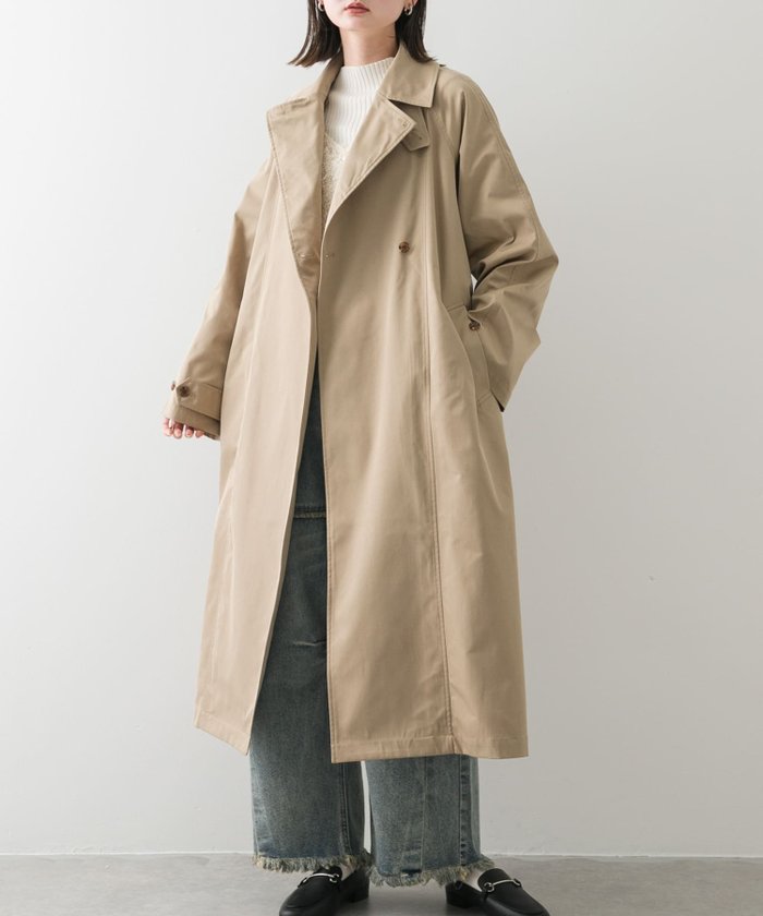 【センスオブプレイス/SENSE OF PLACE by URBAN RESEARCH】のラグラントレンチコート インテリア・キッズ・メンズ・レディースファッション・服の通販 founy(ファニー) https://founy.com/ ファッション Fashion レディースファッション WOMEN アウター Coat Outerwear コート Coats トレンチコート Trench Coats 2025年 2025 2025春夏・S/S Ss,Spring/Summer,2025 エレガント 上品 Elegant シンプル Simple スタンド Stand 夏 Summer S/S・春夏 Ss・Spring/Summer |ID: prp329100004527635 ipo3291000000032017335