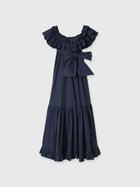 【エイミーイストワール/eimy istoire】のオフショルフリルマキシワンピース 人気、トレンドファッション・服の通販 founy(ファニー) ファッション Fashion レディースファッション WOMEN ワンピース Dress マキシワンピース Maxi Dress おすすめ Recommend オフショル Off Shoulder クラシカル Classical スニーカー Sneakers ドレス Dress ネックレス Necklace バランス Balance パール Pearl フリル Frills マキシ Maxi リゾート Resort リボン Ribbon エレガント 上品 Elegant thumbnail NAVY|ID: prp329100004527642 ipo3291000000032017363