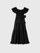 【エイミーイストワール/eimy istoire】のオフショルフリルマキシワンピース 人気、トレンドファッション・服の通販 founy(ファニー) ファッション Fashion レディースファッション WOMEN ワンピース Dress マキシワンピース Maxi Dress おすすめ Recommend オフショル Off Shoulder クラシカル Classical スニーカー Sneakers ドレス Dress ネックレス Necklace バランス Balance パール Pearl フリル Frills マキシ Maxi リゾート Resort リボン Ribbon エレガント 上品 Elegant thumbnail BLACK|ID: prp329100004527642 ipo3291000000032017366