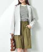 【インタープラネット/INTERPLANET】のメッシュテーラードジャケット 人気、トレンドファッション・服の通販 founy(ファニー) ファッション Fashion レディースファッション Ladies' Fashion Online アウター Coat Outerwear ジャケット Jackets テーラードジャケット Tailored Jackets ジャケット Jacket テクスチャー Texture ロング Long ワイド Wide thumbnail ライトグレー|ID: prp329100004527649 ipo3291000000032660895