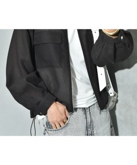 【インタープラネット/INTERPLANET】のメッシュZIPブルゾン 人気、トレンドファッション・服の通販 founy(ファニー) ファッション Fashion レディースファッション WOMEN アウター Coat Outerwear ブルゾン Blouson/Jackets ブルゾン Blouson メッシュ Mesh |ID:prp329100004527653