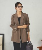 【アー ヴェー ヴェー/a.v.v】の【マシンウォッシャブル】ダブルブレストジャケット ベージュ|ID: prp329100004527660 ipo3291000000033898596