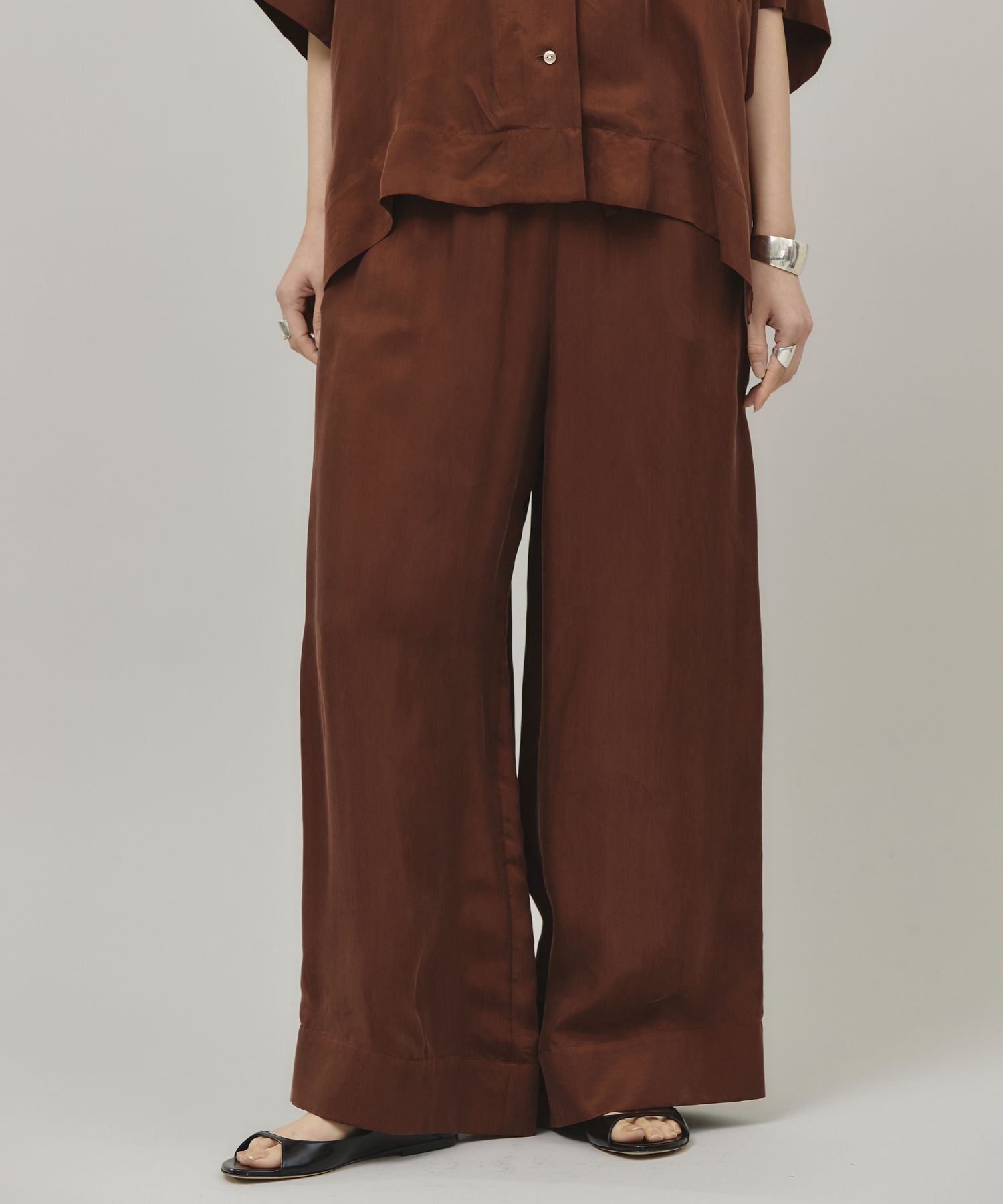 【カレンソロジー/Curensology】のシルキードロストパンツ 人気、トレンドファッション・服の通販 founy(ファニー) 　ファッション　Fashion　レディースファッション　WOMEN　パンツ　Pants　エレガント 上品　Elegant　キュプラ　Cupra　シルキー　Silky　シルク　Silk　シンプル　Simple　ドローストリング　Drawstring　 other-1|ID: prp329100004527692 ipo3291000000032017558