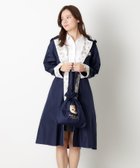 【ムーンバット/MOONBAT】のPAUL JOE ACCESSOIRES(ポール&ジョー アクセソワ) レディース レインコート 着丈108cm クリザンテーム 収納袋付き ネイビーブルー|ID: prp329100004527700 ipo3291000000032017598