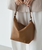 【ラシット/russet】のソフトレザーシンプルショルダーバッグ ブラウン|ID: prp329100004527708 ipo3291000000034610216