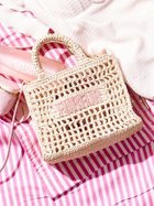 【ファーファー/FURFUR】の【限定カラー】ラフィアロゴトートバッグ 人気、トレンドファッション・服の通販 founy(ファニー) ファッション Fashion レディースファッション WOMEN バッグ Bag 別注 Special Order thumbnail LPNK[061]|ID: prp329100004527720 ipo3291000000032017681