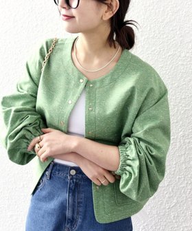 【シップス フォー ウィメン/SHIPS】のSHIPS any 手洗い可能 ネップヤーン ノーカラー ブルゾン ジャケット 人気、トレンドファッション・服の通販 founy(ファニー) ファッション Fashion レディースファッション WOMEN アウター Coat Outerwear ジャケット Jackets ブルゾン Blouson/Jackets 2024年 2024 2024春夏・S/S Ss,Spring/Summer,2024 アクリル Acrylic カーディガン Cardigan ジャケット Jacket ドット Dot ネップ Nep Yarn フロント Front ブルゾン Blouson |ID:prp329100004527749