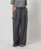 【ビューティ&ユース ユナイテッドアローズ/BEAUTY&YOUTH / UNITED ARROWS】のツイル リボンベルト ワイドパンツ DK.GRAY|ID: prp329100004527755 ipo3291000000032017842