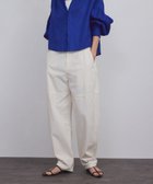 【サロン アダム エ ロペ/SALON adam et rope'】の近江晒ツイルカービーパンツ 人気、トレンドファッション・服の通販 founy(ファニー) ファッション Fashion レディースファッション WOMEN パンツ Pants ヴィンテージ Vintage 春 Spring ツイル Twill バランス Balance フロント Front ポケット Pocket 冬 Winter thumbnail オフホワイト(15)|ID: prp329100004527775 ipo3291000000032017917