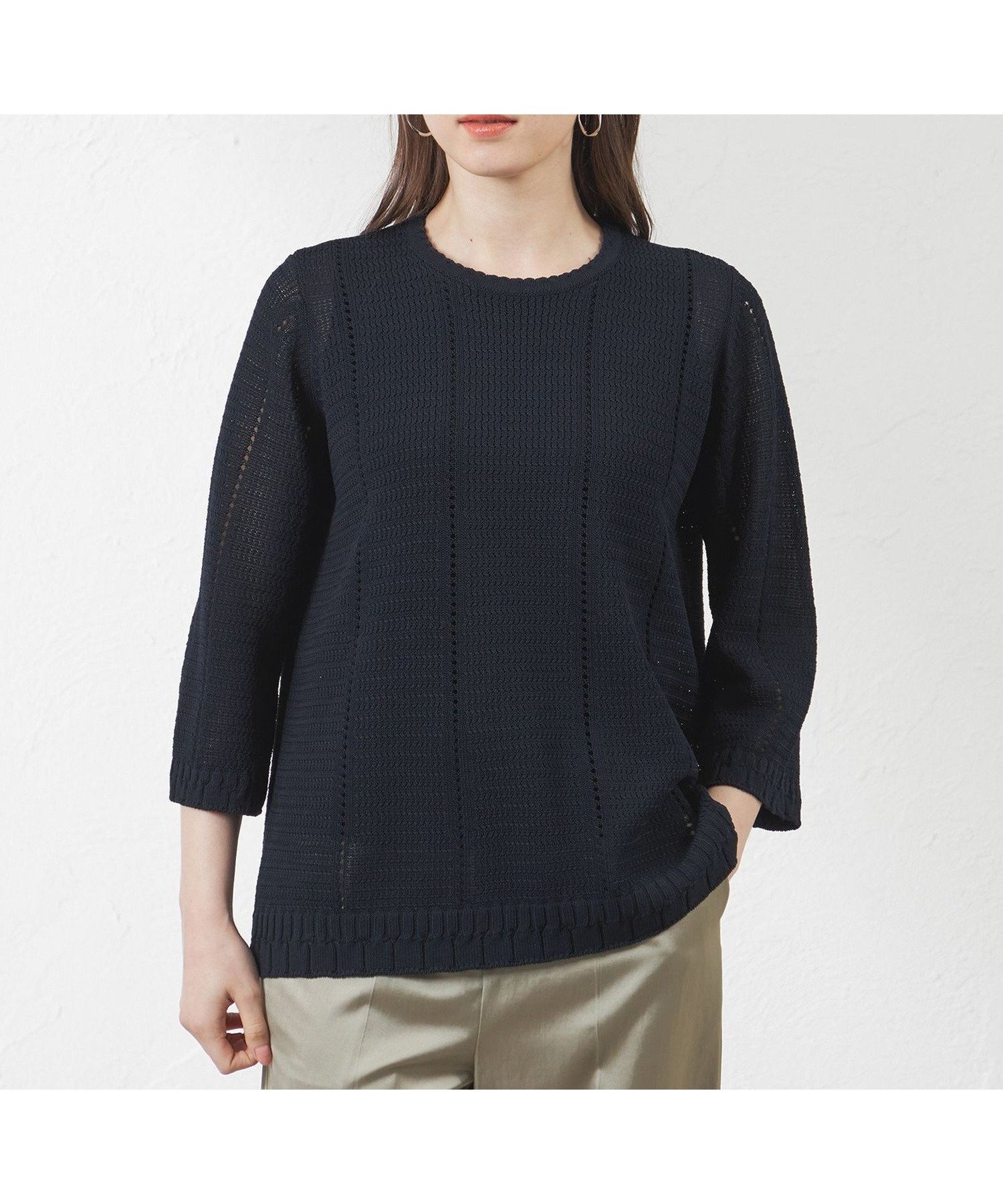 【アマカ/AMACA】のケーブル柄Aラインチュニックニット 人気、トレンドファッション・服の通販 founy(ファニー) 　ファッション　Fashion　レディースファッション　WOMEN　トップス・カットソー　Tops/Tshirt　ニット　Knit Tops　チュニック　Tunic　フレア　Flare　 other-1|ID: prp329100004527825 ipo3291000000032018103