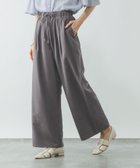 【グローバルワーク/GLOBAL WORK】のエアかるイージーワイドパンツ/323280 人気、トレンドファッション・服の通販 founy(ファニー) ファッション Fashion レディースファッション WOMEN パンツ Pants キャップ Cap ギャザー Gather フェミニン Feminine ワイド Wide 半袖 Short Sleeve 夏 Summer 旅行 Travel 楽ちん Easy 軽量 Lightweight thumbnail グレー16|ID: prp329100004527840 ipo3291000000032300556