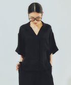 【カレンソロジー/Curensology】のシルキーキュプラブラウス ネイビー88|ID: prp329100004527843 ipo3291000000032018179