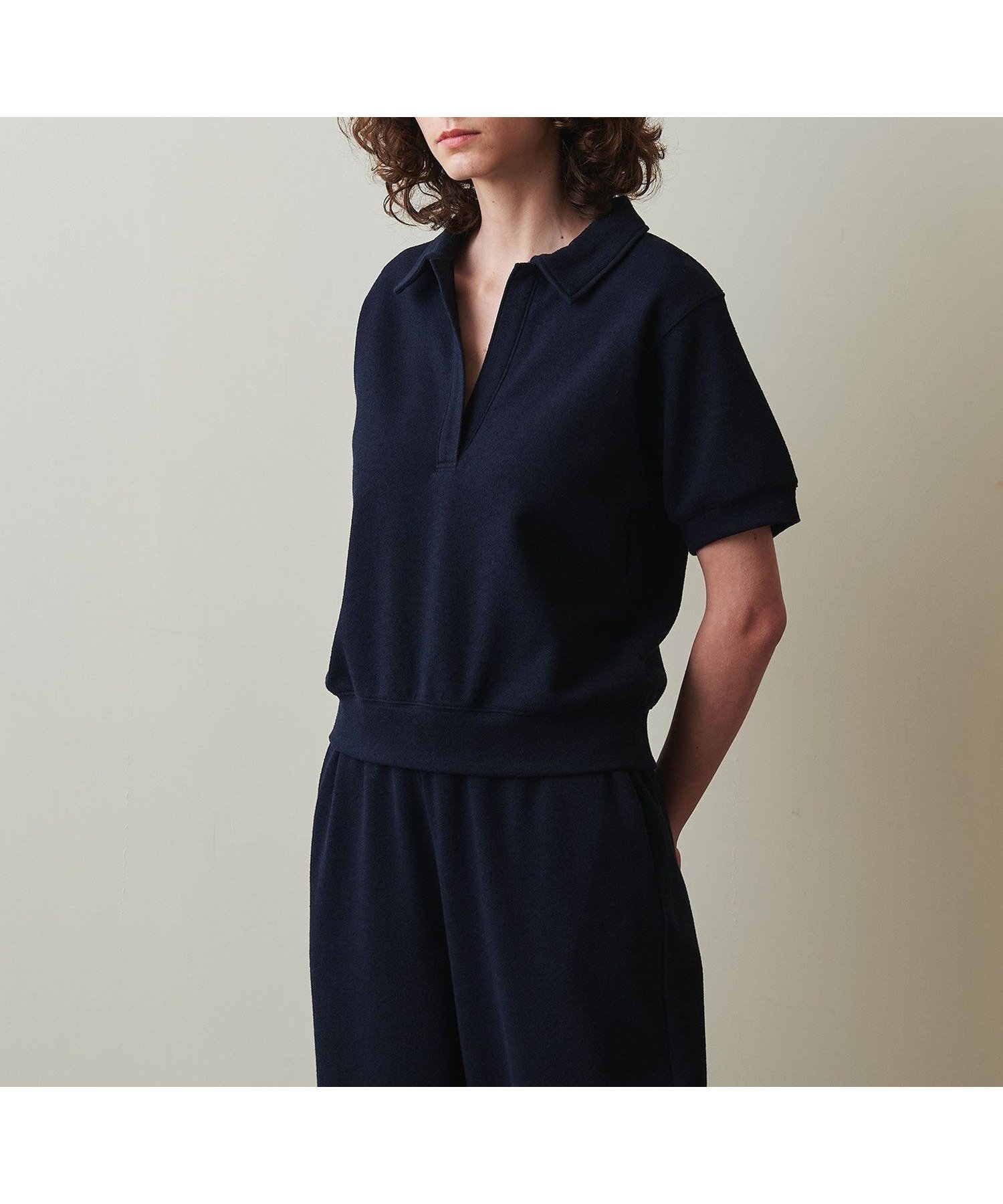 【ビューティ&ユース ユナイテッドアローズ/BEAUTY&YOUTH / UNITED ARROWS】のSteven Alan ブークレ ダンボール スキッパー ネック プルオーバー インテリア・キッズ・メンズ・レディースファッション・服の通販 founy(ファニー) 　ファッション　Fashion　レディースファッション　Fashion for Women　トップス・カットソー　Cut & Sew Tops　カジュアルプルオーバー・ニットトップス　Pullovers & Knit Tops / Casual Pullovers　おすすめ　Recommended / Our Picks　エレガント 上品　Elegant　スキッパー　Skipper, Open Collar　セットアップ　Set-Up, Coordinated Outfit　夏　Summer　定番　Standard, Basic Item　春　Spring　S/S・春夏　SS, Spring/Summer, Warm Season　NAVY|ID: prp329100004527859 ipo3291000000033385798