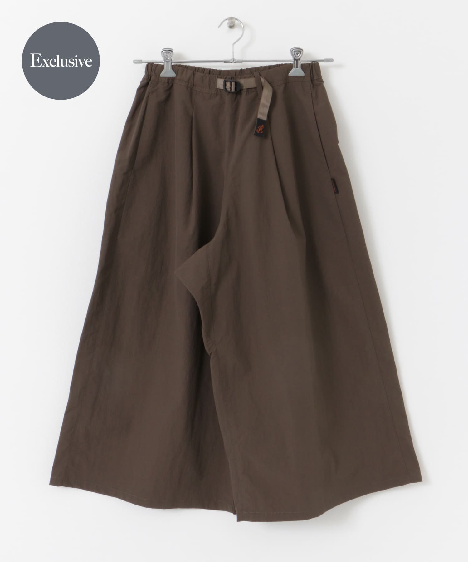 【アーバンリサーチ ドアーズ/URBAN RESEARCH DOORS】の『別注』Gramicci ガウチョパンツ インテリア・キッズ・メンズ・レディースファッション・服の通販 founy(ファニー) 　ファッション　Fashion　レディースファッション　Ladies' Fashion Online　パンツ　Pants　2025年　2025　2025春夏・S/S　Ss,Spring/Summer,2025　アウトドア　Outdoor　カリフォルニア　California　ガウチョパンツ　Gaucho Pants　ワッシャー　Washer　別注　Special Order　夏　Summer　S/S・春夏　Ss・Spring/Summer　BROWN|ID: prp329100004527867 ipo3291000000032629051