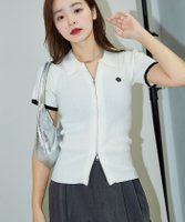【フリークスストア/FREAK'S STORE】の袖配色 襟付き ジップ サマーニットポロ 限定展開 25SS 人気、トレンドファッション・服の通販 founy(ファニー) ファッション Fashion レディースファッション Ladies' Fashion Online トップス・カットソー Tops/Tshirt ニット Knit Tops カーゴパンツ Cargo Pants シンプル Simple ジップ Zip スペシャル Special スラックス Slacks デニム Denim バランス Balance フィット Fit ミニスカート Mini Skirt リアル Real ワイド Wide ワンポイント One Point S/S・春夏 Ss・Spring/Summer おすすめ Recommend 夏 Summer 2025年 2025 2025春夏・S/S Ss,Spring/Summer,2025 |ID:prp329100004527876