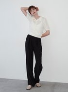 【スタイリング/styling】の【セットアップ対応】バックサテンパンツ 人気、トレンドファッション・服の通販 founy(ファニー) ファッション Fashion レディースファッション WOMEN セットアップ Setup パンツ Pants バッグ Bag ショート Short ストレート Straight スーツ Suit セットアップ Set Up センター Center ペチコート Petticoat ポケット Pocket リラックス Relax thumbnail BLK[009]|ID: prp329100004527885 ipo3291000000032018372