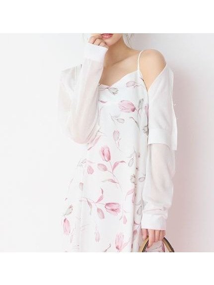 【セルフォード/CELFORD】のシアーVネックカーディガン インテリア・キッズ・メンズ・レディースファッション・服の通販 founy(ファニー) https://founy.com/ ファッション Fashion レディースファッション WOMEN トップス・カットソー Tops/Tshirt カーディガン Cardigans Vネック V-Neck カーディガン Cardigan シアー Sheer シフォン Chiffon フロント Front メタル Metal エレガント 上品 Elegant |ID: prp329100004527895 ipo3291000000032018406