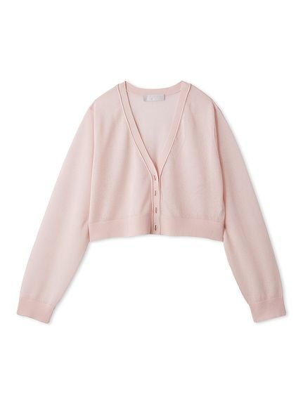 【セルフォード/CELFORD】のシアーVネックカーディガン インテリア・キッズ・メンズ・レディースファッション・服の通販 founy(ファニー) 　ファッション　Fashion　レディースファッション　WOMEN　トップス・カットソー　Tops/Tshirt　カーディガン　Cardigans　Vネック　V-Neck　カーディガン　Cardigan　シアー　Sheer　シフォン　Chiffon　フロント　Front　メタル　Metal　エレガント 上品　Elegant　LPNK[061]|ID: prp329100004527895 ipo3291000000032018410