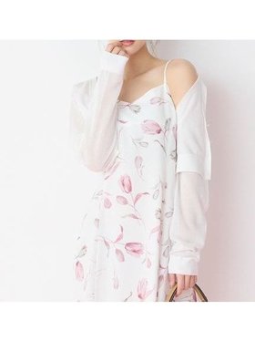 【セルフォード/CELFORD】のシアーVネックカーディガン 人気、トレンドファッション・服の通販 founy(ファニー) ファッション Fashion レディースファッション Ladies' Fashion Online トップス・カットソー Tops/Tshirt カーディガン Cardigans Vネック V-Neck カーディガン Cardigan シアー Sheer シフォン Chiffon フロント Front メタル Metal エレガント 上品 Elegant |ID:prp329100004527895