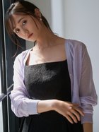 【セルフォード/CELFORD】のシアーVネックカーディガン 人気、トレンドファッション・服の通販 founy(ファニー) ファッション Fashion レディースファッション Ladies' Fashion Online トップス・カットソー Tops/Tshirt カーディガン Cardigans Vネック V-Neck カーディガン Cardigan シアー Sheer シフォン Chiffon フロント Front メタル Metal エレガント 上品 Elegant thumbnail LAV[071]|ID: prp329100004527895 ipo3291000000032682552