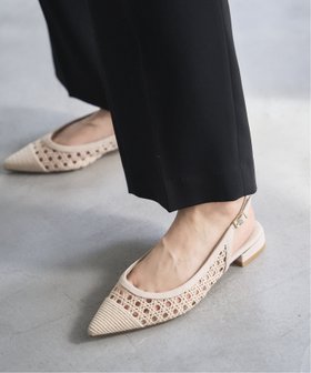 【ル タロン/Le Talon】の《追加》ポインテッドクロシェレーススリングバック 人気、トレンドファッション・服の通販 founy(ファニー) ファッション Fashion レディースファッション WOMEN バッグ Bag クロシェ Crochet シンプル Simple レース Race 人気 Popularity |ID:prp329100004527902