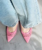 【ル タロン/Le Talon】の《追加》ポインテッドクロシェレーススリングバック 人気、トレンドファッション・服の通販 founy(ファニー) ファッション Fashion レディースファッション WOMEN バッグ Bag クロシェ Crochet シンプル Simple レース Race 人気 Popularity thumbnail ピンク|ID: prp329100004527902 ipo3291000000032018430