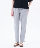 【マッキントッシュ フィロソフィー/MACKINTOSH PHILOSOPHY】のサッカーテーパードパンツ 人気、トレンドファッション・服の通販 founy(ファニー) ファッション Fashion レディースファッション WOMEN パンツ Pants おすすめ Recommend サッカー Soccer ストレッチ Stretch セットアップ Set Up 吸水 Water Absorption 夏 Summer 春 Spring 秋 Autumn/Fall thumbnail ブルーストライプ|ID: prp329100004527904 ipo3291000000032498877