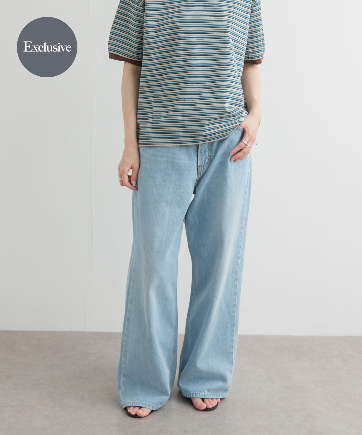 【アーバンリサーチ ドアーズ/URBAN RESEARCH DOORS】の『別注』Lee*DOORS ワイドストレートパンツ インテリア・キッズ・メンズ・レディースファッション・服の通販 founy(ファニー) 　ファッション　Fashion　レディースファッション　WOMEN　パンツ　Pants　2025年　2025　2025春夏・S/S　Ss,Spring/Summer,2025　ストレート　Straight　ワイド　Wide　エレガント 上品　Elegant　人気　Popularity　別注　Special Order　夏　Summer　S/S・春夏　Ss・Spring/Summer　L.USED|ID: prp329100004527910 ipo3291000000032160296