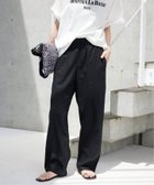 【スローブ イエナ/SLOBE IENA】の《追加》リネンレーヨンイージーパンツ 人気、トレンドファッション・服の通販 founy(ファニー) ファッション Fashion レディースファッション WOMEN パンツ Pants 2025年 2025 2025春夏・S/S Ss,Spring/Summer,2025 イエロー Yellow thumbnail ブラック|ID: prp329100004527918 ipo3291000000032018507