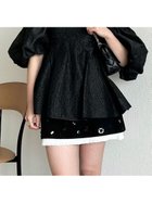 【リリーブラウン/Lily Brown】の【WEB限定カラー】3wayシアージャガードペプラムブラウス BLK[009]|ID: prp329100004527920 ipo3291000000032099440