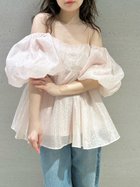 【リリーブラウン/Lily Brown】の【WEB限定カラー】3wayシアージャガードペプラムブラウス 【WEB限定】PNK[066]|ID: prp329100004527920 ipo3291000000032099441