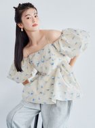 【リリーブラウン/Lily Brown】の【WEB限定カラー】3wayシアージャガードペプラムブラウス FLOWER[936]|ID: prp329100004527920 ipo3291000000032099443