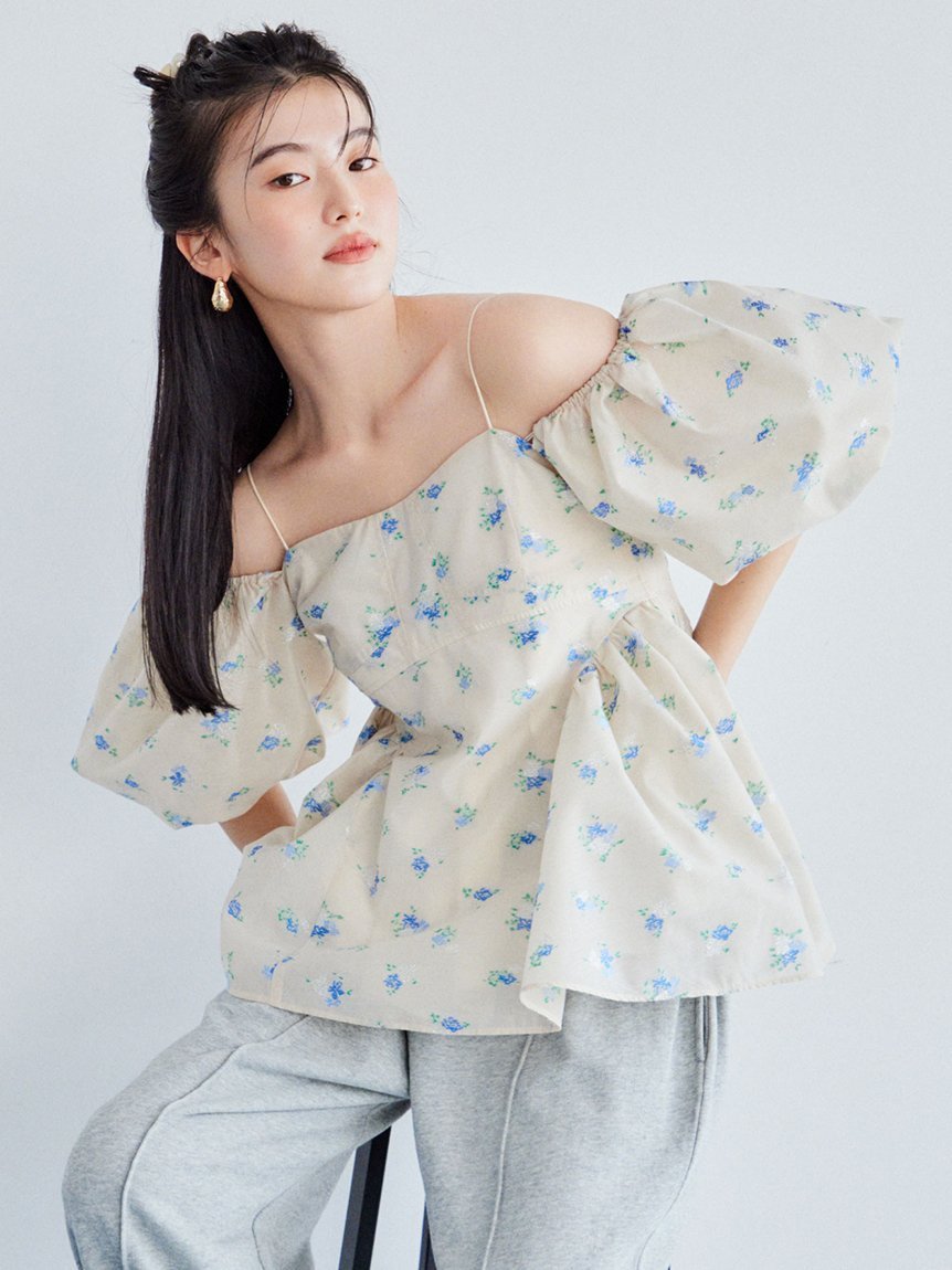 【リリーブラウン/Lily Brown】の【WEB限定カラー】3wayシアージャガードペプラムブラウス インテリア・キッズ・メンズ・レディースファッション・服の通販 founy(ファニー) 　雑誌掲載アイテム　Magazine Items　ファッション雑誌　Fashion Magazines　ビジンヒャッカ　美人百花　ファッション　Fashion　レディースファッション　WOMEN　トップス・カットソー　Tops/Tshirt　シャツ/ブラウス　Shirts/Blouses　4月号　April Issue　雑誌　Magazine　FLOWER[936]|ID: prp329100004527920 ipo3291000000032099443