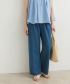 【アーバンリサーチ ドアーズ/URBAN RESEARCH DOORS】の2タックギャザーデニムパンツ INDIGO|ID: prp329100004527946 ipo3291000000032610671