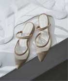 【ル タロン/Le Talon】の《追加》ポインテッド2WAYストラップチュールミュール 人気、トレンドファッション・服の通販 founy(ファニー) ファッション Fashion レディースファッション WOMEN フィット Fit ポインテッド Pointed ラップ Wrap thumbnail ベージュ|ID: prp329100004527983 ipo3291000000032018735