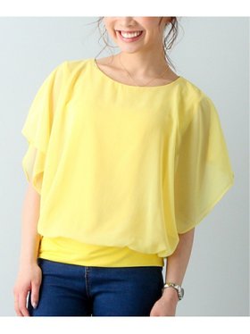 【ジュノア/JUNOAH】のシフォントップス 人気、トレンドファッション・服の通販 founy(ファニー) ファッション Fashion レディースファッション WOMEN トップス・カットソー Tops/Tshirt |ID:prp329100004528006