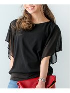 【ジュノア/JUNOAH】のシフォントップス 人気、トレンドファッション・服の通販 founy(ファニー) ファッション Fashion レディースファッション WOMEN トップス・カットソー Tops/Tshirt thumbnail ブラック|ID: prp329100004528006 ipo3291000000032018822