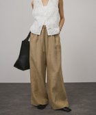 【サロン アダム エ ロペ/SALON adam et rope'】のヨーロピアンフラックスリネンリラックスパンツ ベージュ(27)|ID: prp329100004528008 ipo3291000000032611158