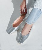 【イーボル/EVOL】のVカットスクエアパンプス 人気、トレンドファッション・服の通販 founy(ファニー) ファッション Fashion レディースファッション Ladies' Fashion Online ソックス Socks 楽ちん Easy thumbnail SV|ID: prp329100004528012 ipo3291000000032689794