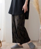 【ヴィータフェリーチェ/VitaFelice】のクールロングパンツ 人気、トレンドファッション・服の通販 founy(ファニー) ファッション Fashion レディースファッション WOMEN パンツ Pants エスニック Ethnic リラックス Relax ロング Long ワイド Wide thumbnail リーフブラック|ID: prp329100004528025 ipo3291000000032018907