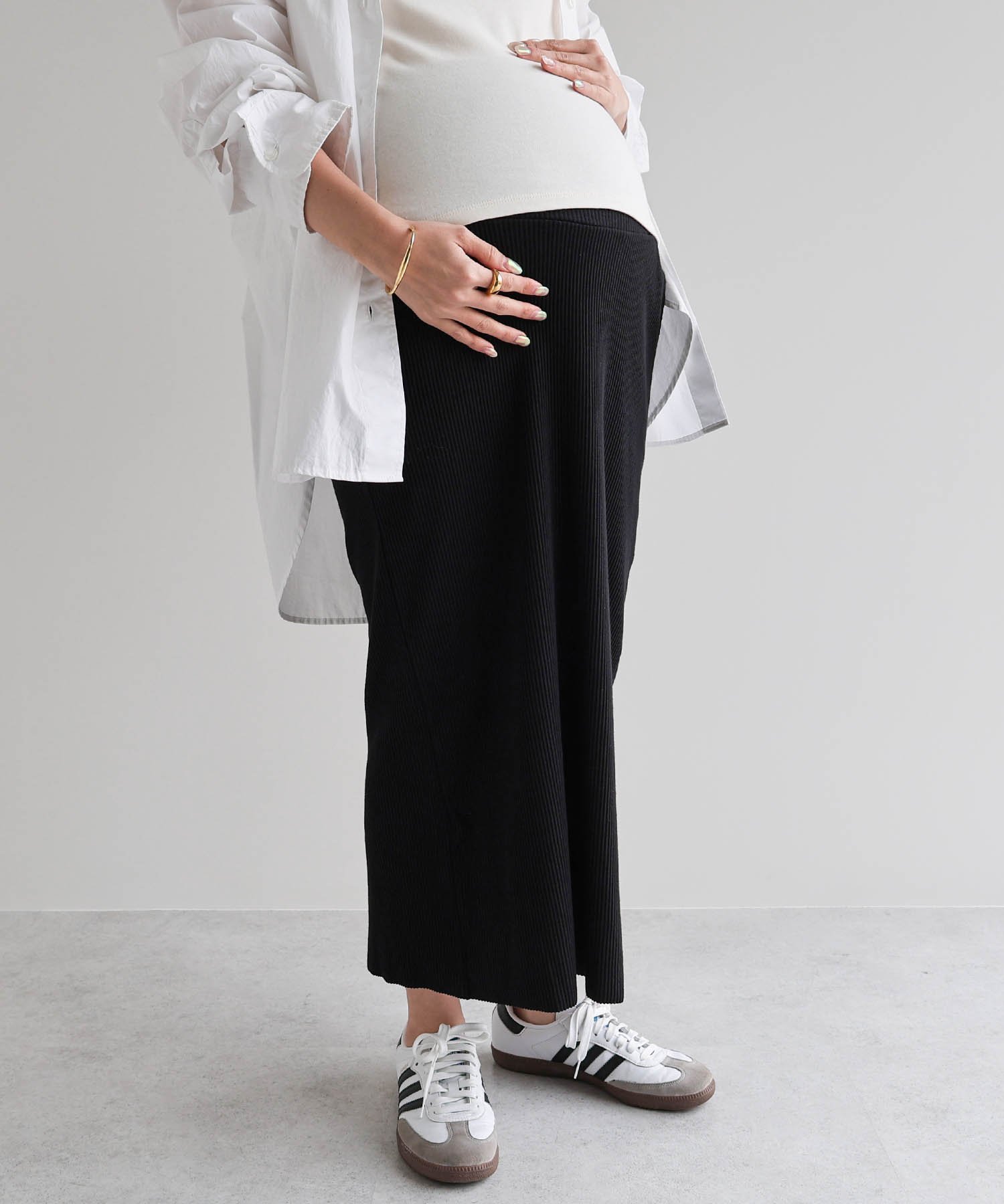 【その他のブランド/Other】の【マタニティ】セルフカット リブ タイト スカート 人気、トレンドファッション・服の通販 founy(ファニー) 　ファッション　Fashion　キッズファッション　KIDS　おすすめ　Recommend　お家時間・ステイホーム　Home Time/Stay Home　ストレッチ　Stretch　タイトスカート　Tight Skirt　ポケット　Pocket　リラックス　Relax　人気　Popularity　楽ちん　Easy　 other-1|ID: prp329100004528050 ipo3291000000032019008