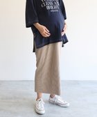 【その他のブランド/Other】の【マタニティ】セルフカット リブ タイト スカート グレージュ|ID: prp329100004528050 ipo3291000000032019014