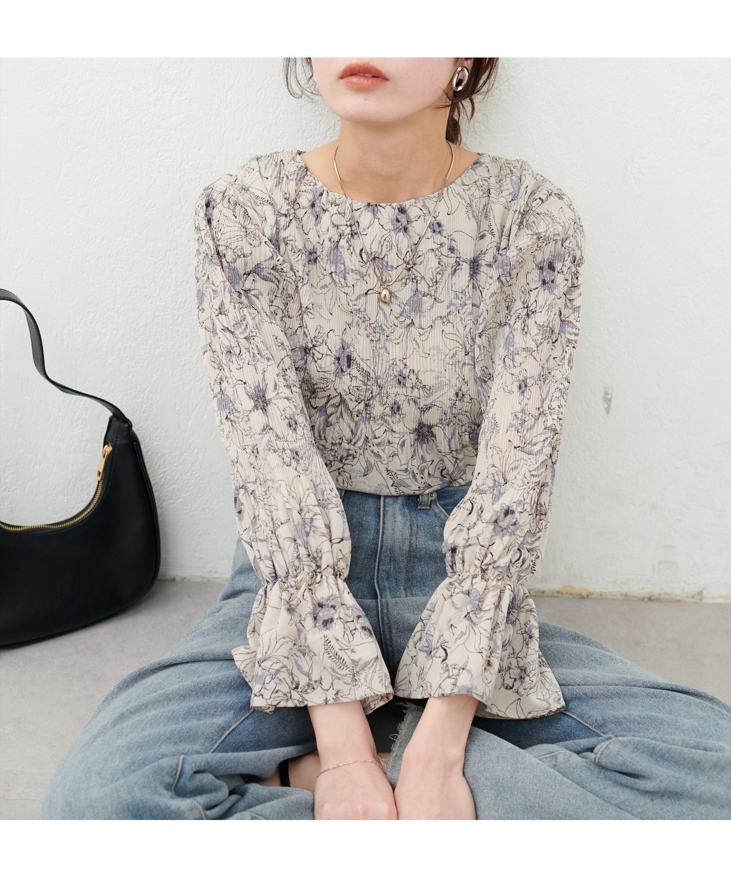 【ナチュラルクチュール/natural couture】のマジョリカプリーツブラウス インテリア・キッズ・メンズ・レディースファッション・服の通販 founy(ファニー) 　ファッション　Fashion　レディースファッション　WOMEN　トップス・カットソー　Tops/Tshirt　シャツ/ブラウス　Shirts/Blouses　2025年　2025　2025春夏・S/S　Ss,Spring/Summer,2025　インナー　Inner　キャミワンピース　Cami Dress　シアー　Sheer　シンプル　Simple　フェミニン　Feminine　プリーツ　Pleats　その他1|ID: prp329100004528063 ipo3291000000032290090