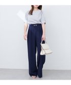 【ナチュラルクチュール/natural couture】のビットベルトストレッチパンツ ネイビー|ID: prp329100004528069 ipo3291000000032019092