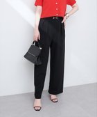 【ナチュラルクチュール/natural couture】のビットベルトストレッチパンツ ブラック|ID: prp329100004528069 ipo3291000000032019094